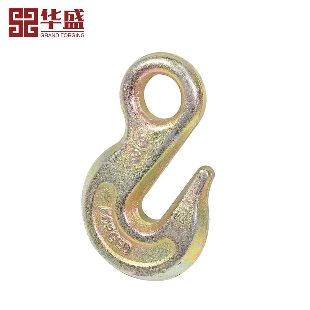 Drop Forged Carbon Steel Galvanized Eye Grab Hook