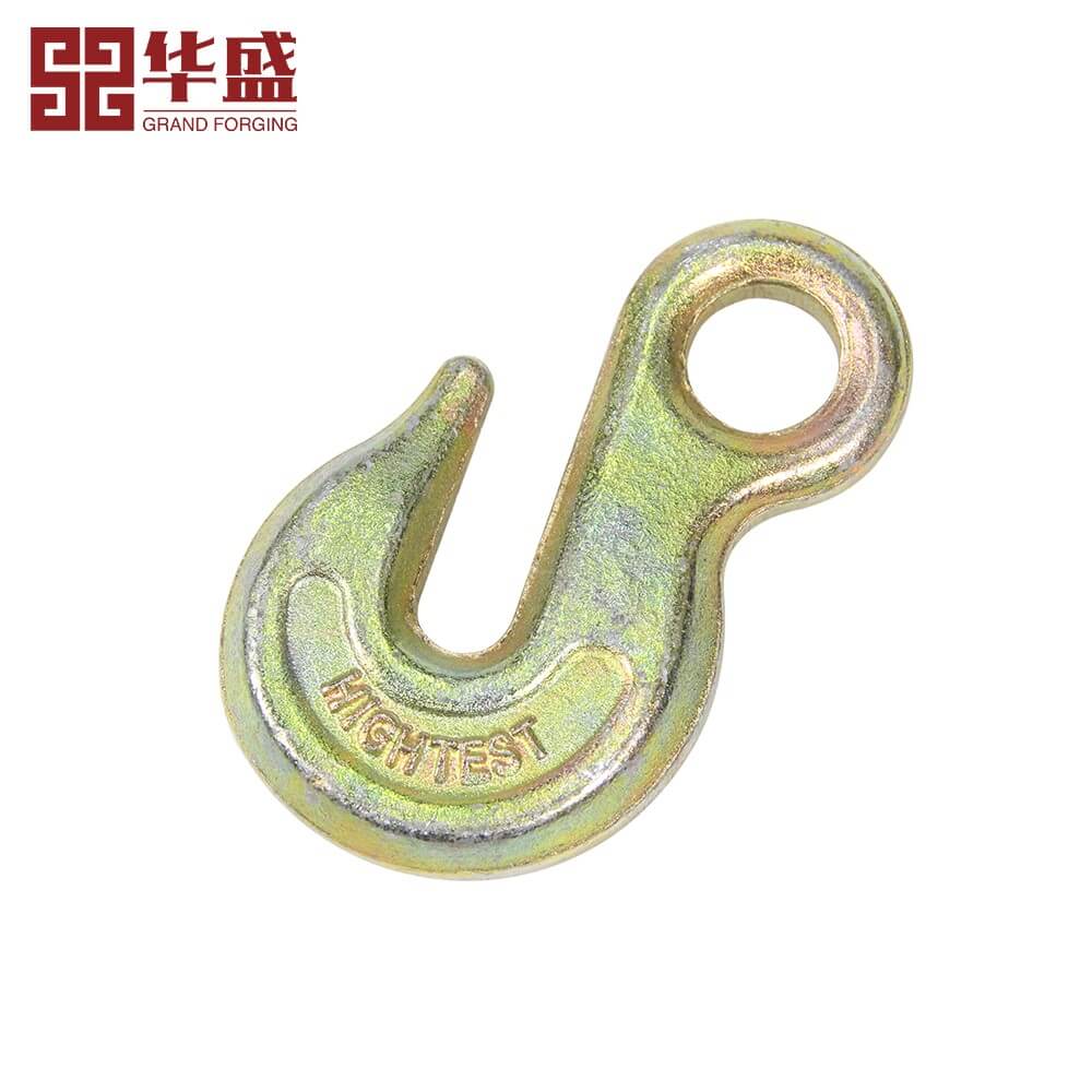 Drop Forged Carbon Steel Galvanized Eye Grab Hook