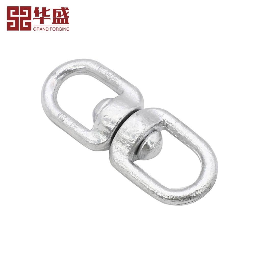 Drop Forged JIS Type Double Eyes Steel Swivel Ring