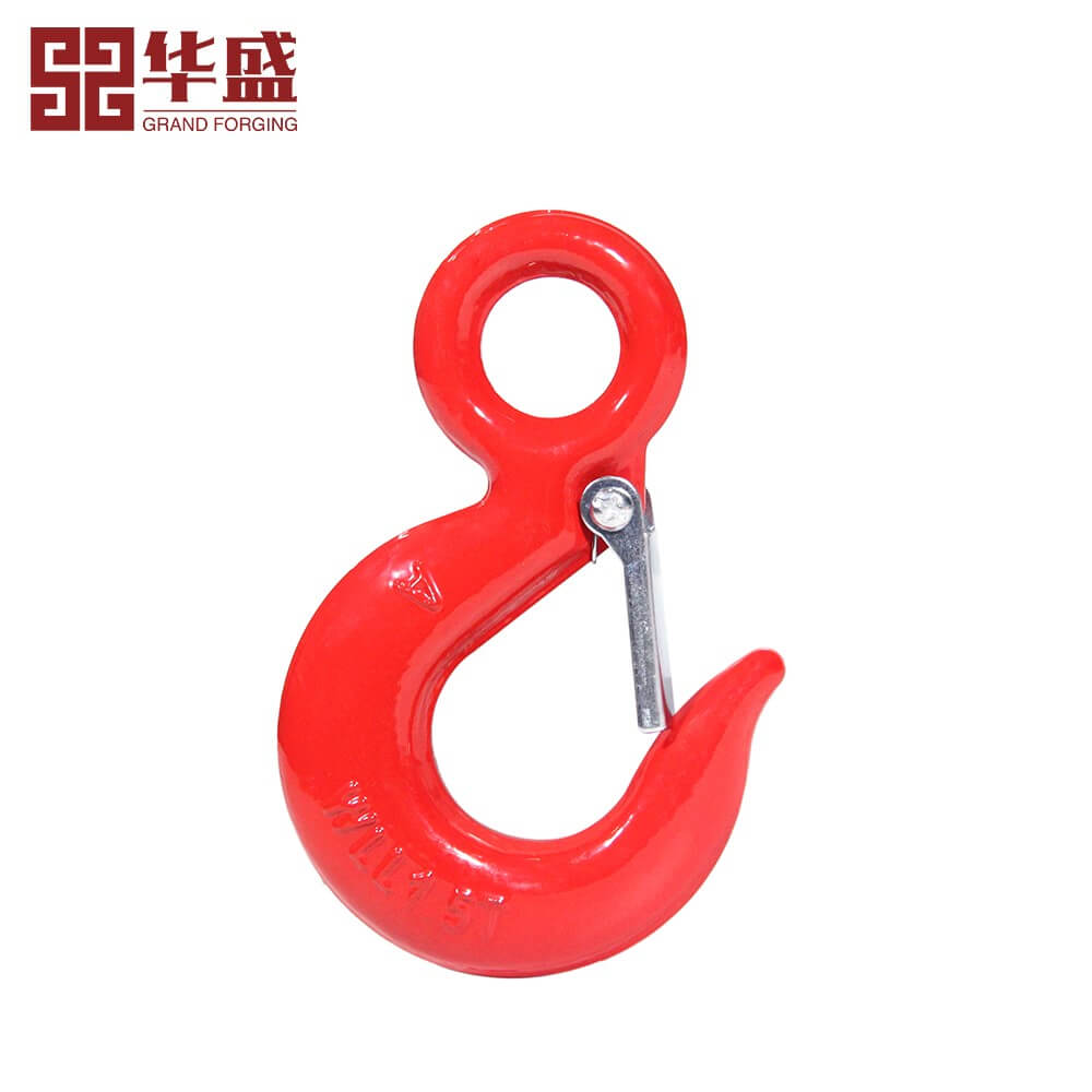 Galvanized Forged US Type 320A Eye Hoist Hook