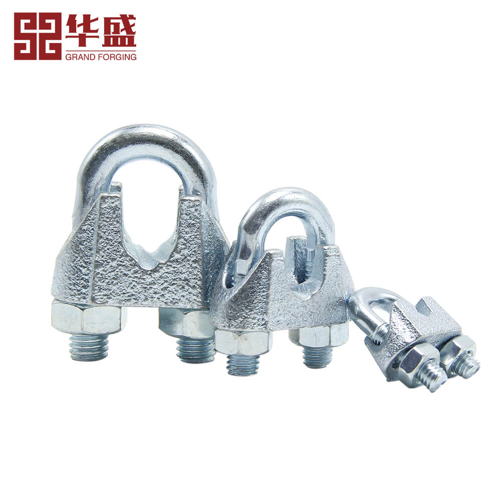 Steel Zinc Plated Wire Ropes Clips Clamps